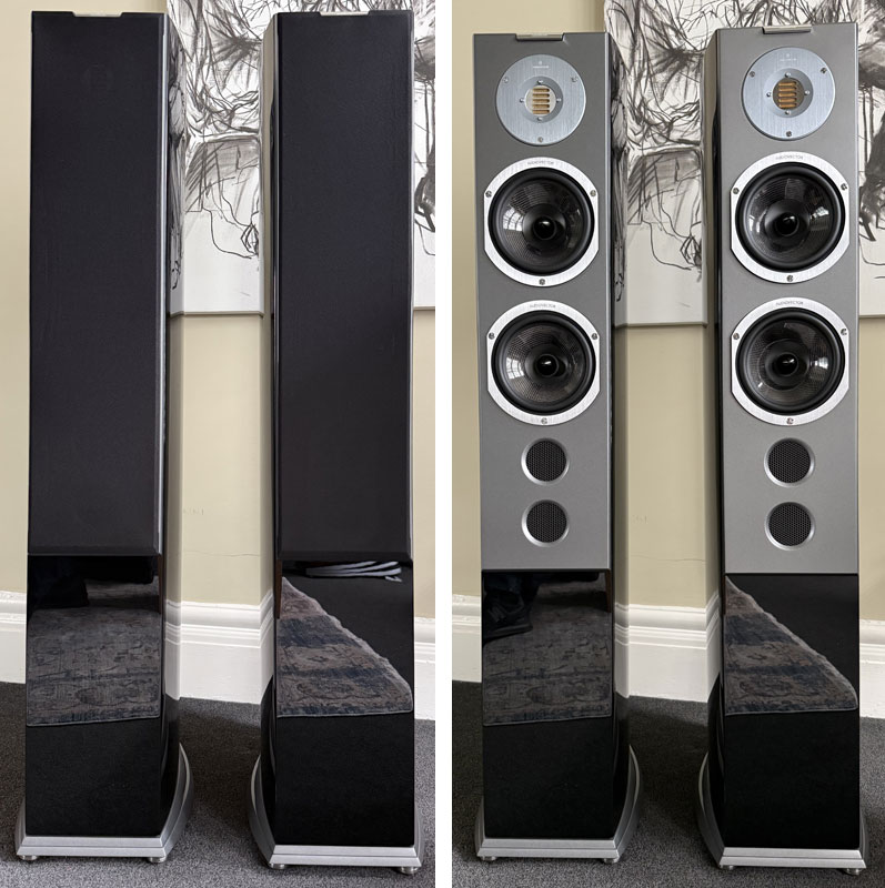 Audio Vector R6 Arrete Loudspeakers in stunning high gloss black